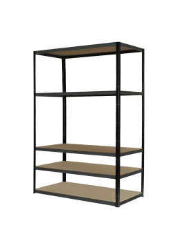 Regał metalowy BLACK PREMIUM stojak HELIOS 180x110x45cm 5Px275kg TRWAŁY - product 2