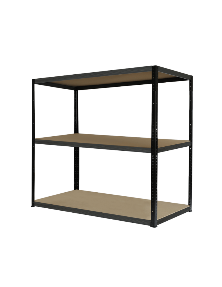 Regały Magazynowe - Regał magazynowy garażowy metalowy BLACK HELIOS 106x90x40cm 3Px275kg PL - product b2b.wamar.biz 2