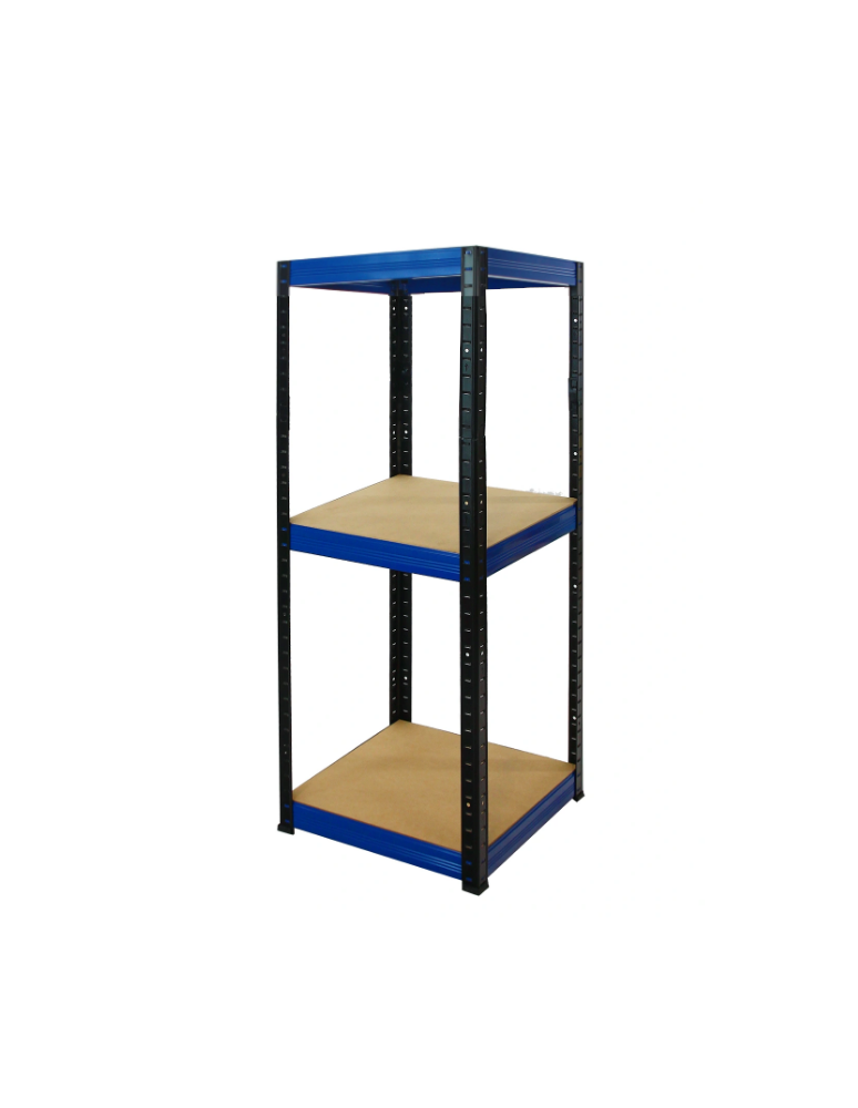 Regały z metalu kolorowe - Regał metalowy magazynowy warsztatowy HELIOS 90x40x40cm 3Px175kg SOLIDNY - product b2b.wamar.biz 2