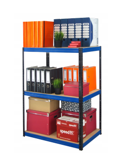 Regał metalowy magazynowy warsztatowy HELIOS 90x110x40cm 3Px175kg SOLIDNY - product 2