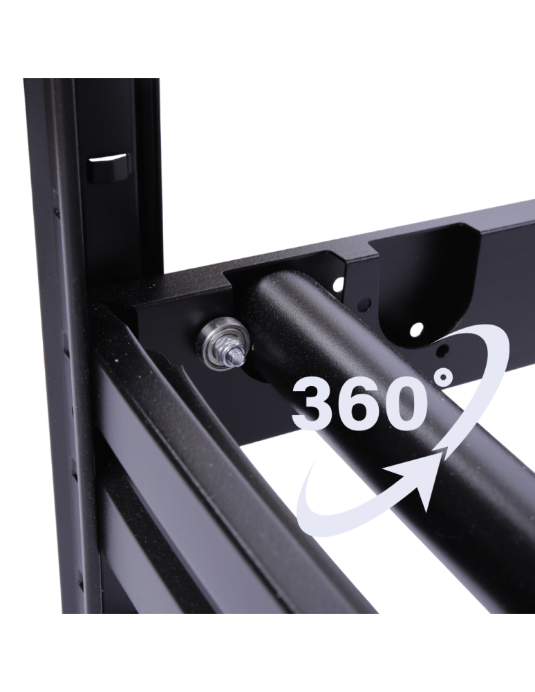 Regały na opony (półka) - Stojak na opony regał na koła OBROTOWE ROLKI 177X120X60 cm SOLIDNY POLSKI - product b2b.wamar.biz 11