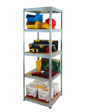 Helios Regały Ocynkowane - Regał metalowy ocynk HELIOS 196x45x45cm 5Px175kg .:. - product 2