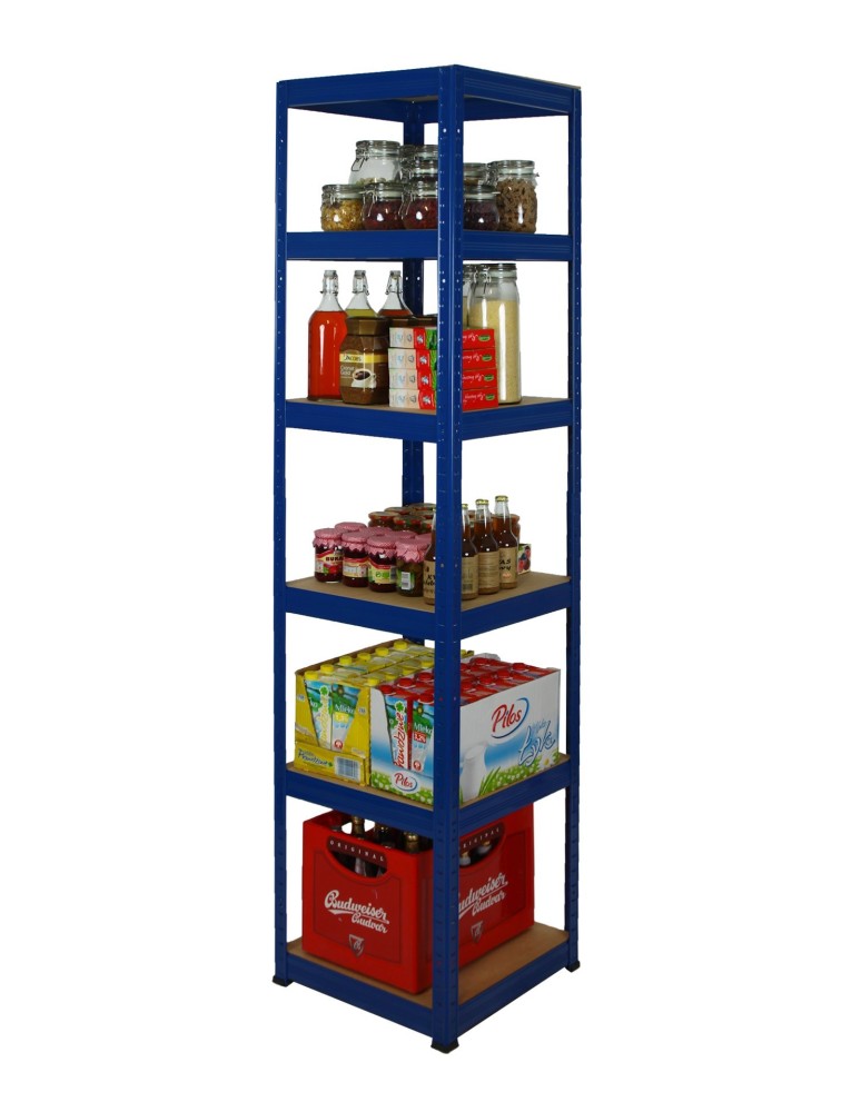 Helios Kolor - Regał metalowy HELIOS 196x30x30cm 6Px175kg .:. - product b2b.wamar.biz 2