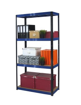 Regał metalowy magazynowy garażowy stojak HELIOS 180x120x40cm 4Px175kg PL - product 2