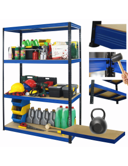 Regał metalowy magazynowy garażowy stojak HELIOS 180x150x45cm 4Px175kg PL