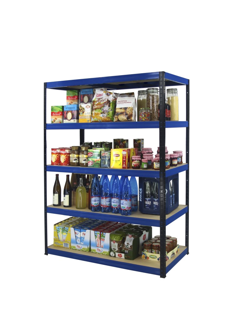 Regały z metalu kolorowe - Regał warsztatowy metalowy stojak HELIOS 196x180x50cm 5Px175kg PRODUCENT - product b2b.wamar.biz 2