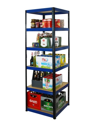 Regał metalowy magazynowy stojak HELIOS 213x30x30cm  6Px175kg 300TYS KOMB - product 2