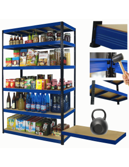 Regał metalowy magazynowy stojak HELIOS 213x180x50cm 6Px175kg SZEROKI MOCNY