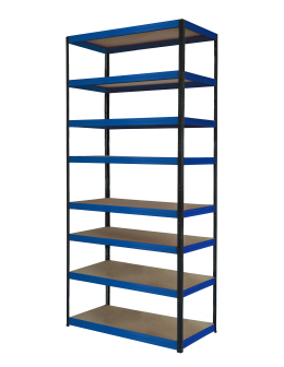 Regał metalowy magazynowy stojak HELIOS 270x100x40cm 8Px350kg TRWAŁY WYSOKI - product 2