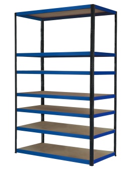 Regał metalowy magazynowy stojak HELIOS 270x180x35cm 7Px275kg SZEROKI MOCNY - product 2