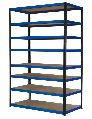 Regał metalowy magazynowy stojak HELIOS 270x180x50cm 8Px275kg SZEROKI MOCNY - product 2