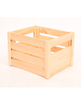 Skrzynka na warzywa owoce skrzynki DREWNIANE DNO 35x30 cm skrzyneczka EKO - product 2