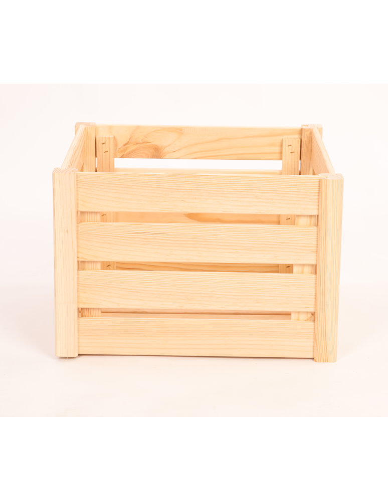 Skrzynki na owoce (skrzynki do warzyw) - Skrzynka na warzywa owoce skrzynki DREWNIANE DNO 35x30 cm skrzyneczka EKO - product b2b.wamar.biz 3