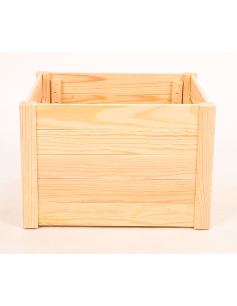 Skrzynki na owoce (skrzynki do warzyw) - Skrzynka na warzywa owoce skrzynki DREWNIANE DNO 35x30 cm PEŁNY BOK EKO - produkt b2b.wamar.biz 3