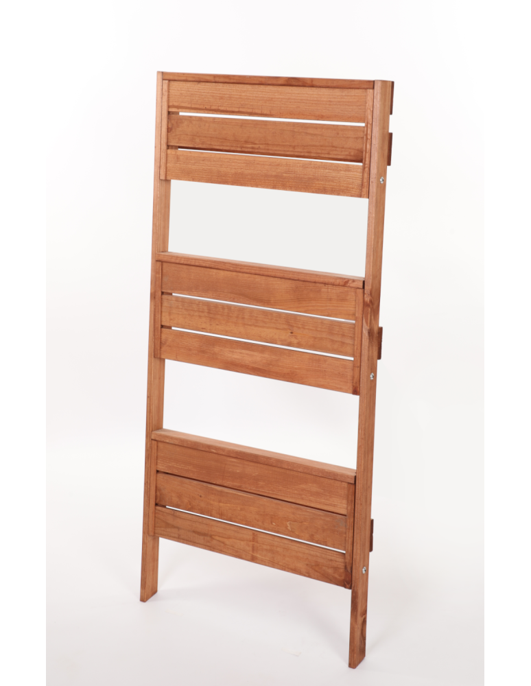 Wielopoziomowe kwietniki - Drewniany kwietnik opierany o ścianę stojak regał na rośliny 115x37cm EKO - product b2b.wamar.biz 6