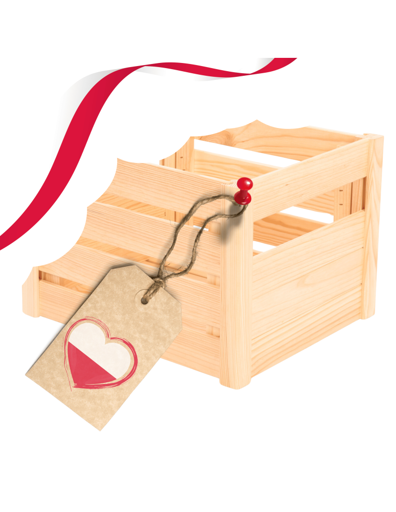 Skrzynki na owoce (skrzynki do warzyw) - Skrzynka na warzywa owoce skrzynki DREWNIANE DNO 69x30 cm skrzyneczka EKO - product b2b.wamar.biz 5