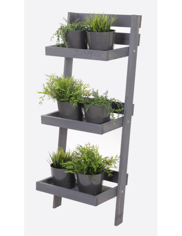 Drewniany kwietnik opierany o ścianę stojak regał na rośliny 115x57cm EKO - product 2
