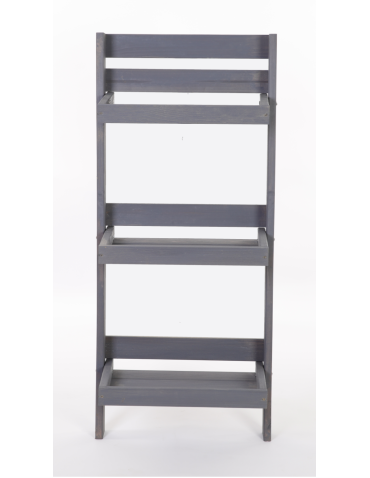 Wielopoziomowe kwietniki - Drewniany kwietnik opierany o ścianę stojak regał na rośliny 115x57cm EKO - produkt 4