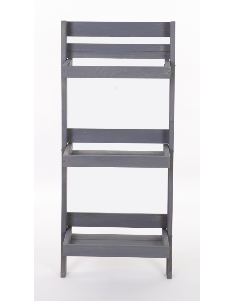 Wielopoziomowe kwietniki - Drewniany kwietnik opierany o ścianę stojak regał na rośliny 115x57cm EKO - produkt b2b.wamar.biz 4