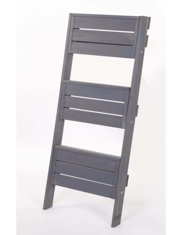 Wielopoziomowe kwietniki - Drewniany kwietnik opierany o ścianę stojak regał na rośliny 115x57cm EKO - produkt 6