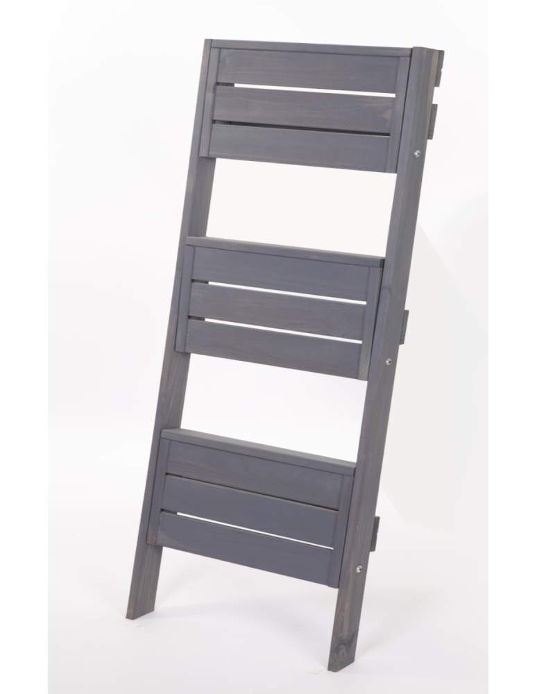 Wielopoziomowe kwietniki - Drewniany kwietnik opierany o ścianę stojak regał na rośliny 115x57cm EKO - produkt b2b.wamar.biz 6