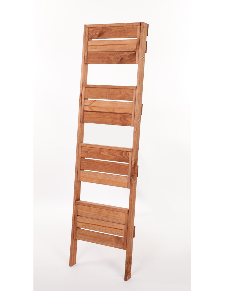 Wielopoziomowe kwietniki - Drewniany kwietnik opierany o ścianę stojak regał na rośliny 145x37cm EKO - product b2b.wamar.biz 6