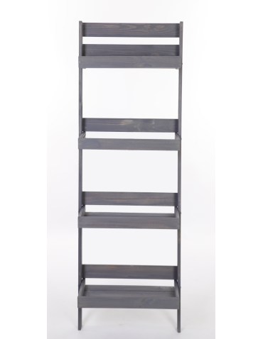 Wielopoziomowe kwietniki - Drewniany kwietnik składany opierany stojak regał na rośliny 145x37cm EKO - product 4