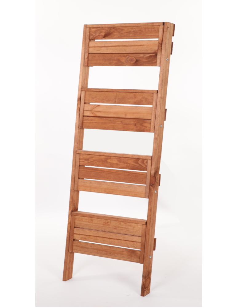 Wielopoziomowe kwietniki - Drewniany kwietnik opierany o ścianę stojak regał na rośliny 145x57cm EKO - product b2b.wamar.biz 6