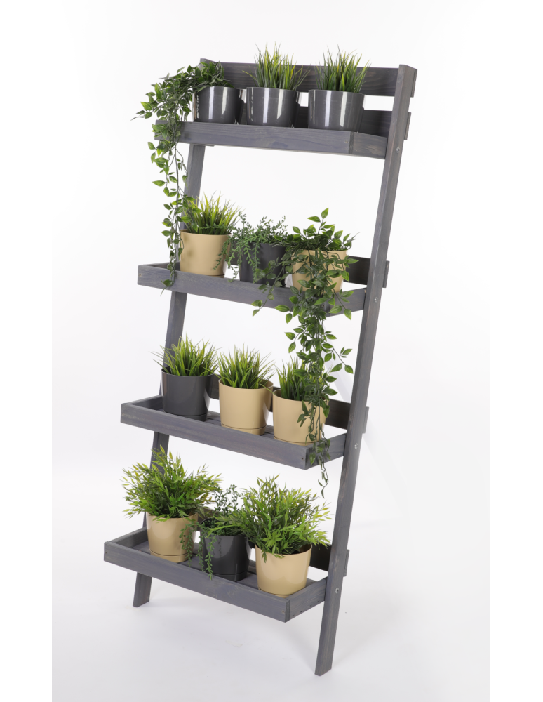 Wielopoziomowe kwietniki - Składany kwietnik pionowy do ściany stojak regał na rośliny 145x57cm EKO - product b2b.wamar.biz 2