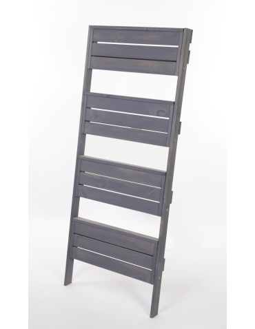 Wielopoziomowe kwietniki - Składany kwietnik pionowy do ściany stojak regał na rośliny 145x57cm EKO - product 6