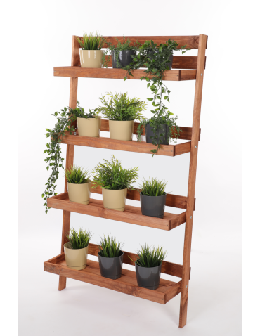 Stojak na kwiaty opierany o ścianę kwietnik regał na rośliny 145x77cm EKO - product 2