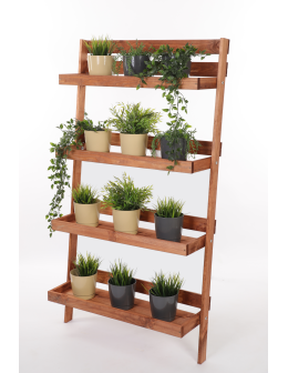 Stojak na kwiaty opierany o ścianę kwietnik regał na rośliny 145x77cm EKO - product 2