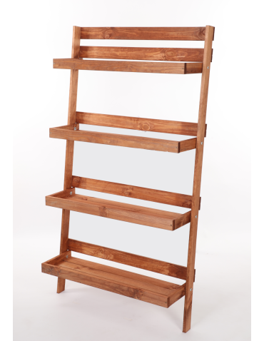 Wielopoziomowe kwietniki - Stojak na kwiaty opierany o ścianę kwietnik regał na rośliny 145x77cm EKO - product 3