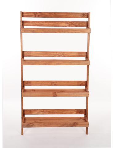 Wielopoziomowe kwietniki - Stojak na kwiaty opierany o ścianę kwietnik regał na rośliny 145x77cm EKO - product 4