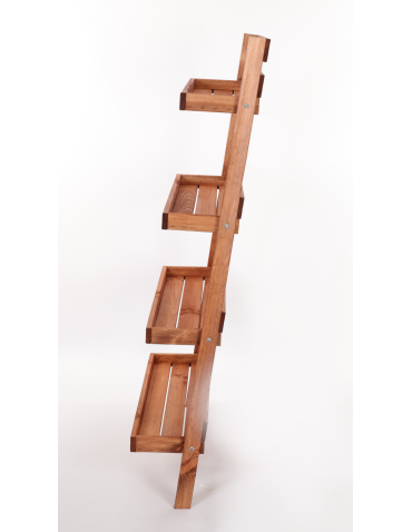 Wielopoziomowe kwietniki - Stojak na kwiaty opierany o ścianę kwietnik regał na rośliny 145x77cm EKO - product 5