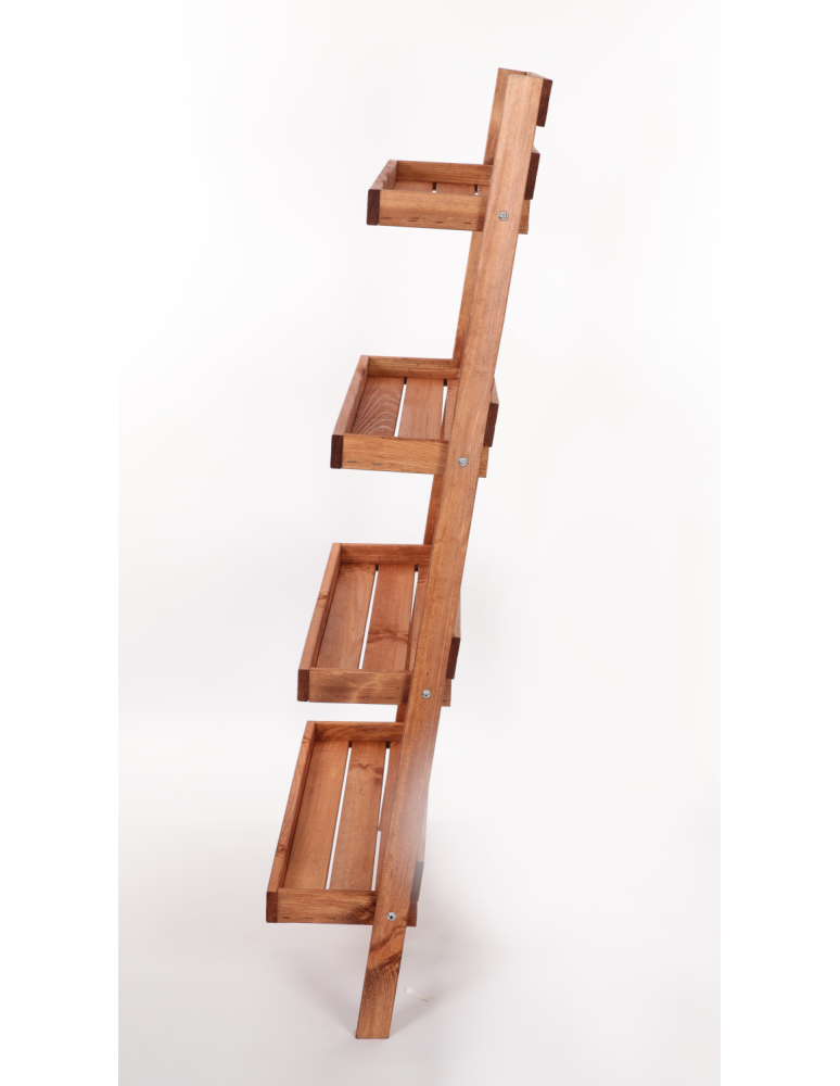 Wielopoziomowe kwietniki - Stojak na kwiaty opierany o ścianę kwietnik regał na rośliny 145x77cm EKO - product b2b.wamar.biz 5