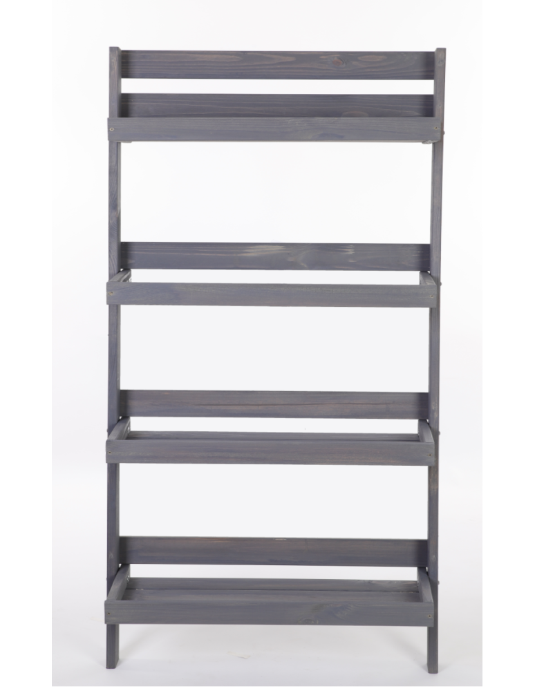 Wielopoziomowe kwietniki - Drewniany kwietnik opierany o ścianę stojak regał na rośliny 145x77cm EKO - produkt b2b.wamar.biz 4