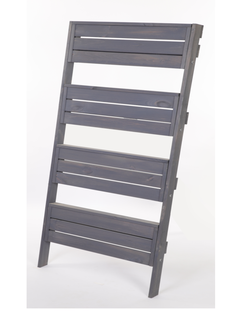 Wielopoziomowe kwietniki - Drewniany kwietnik opierany o ścianę stojak regał na rośliny 145x77cm EKO - produkt b2b.wamar.biz 6