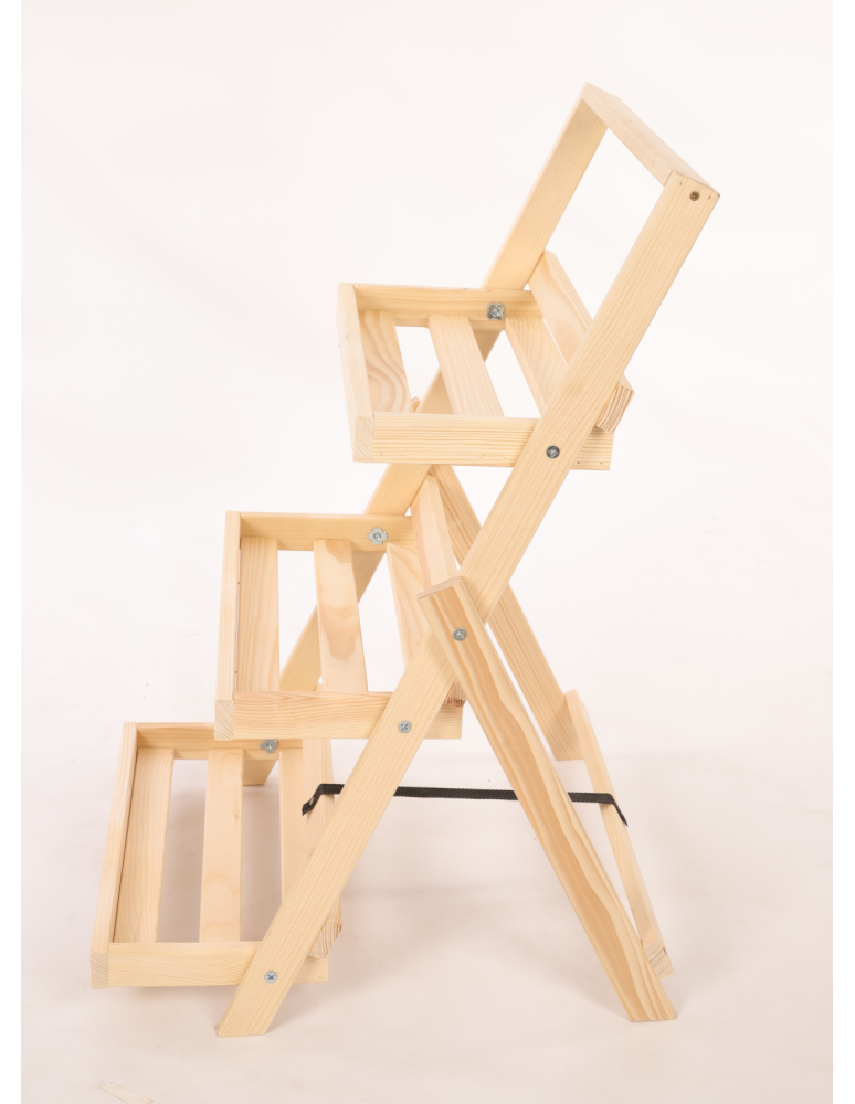 Kwietniki - Stojak do ekspozycji kwietnik drewniany etażerka regał na kwiaty 3PÓŁKI EKO - product b2b.wamar.biz 4