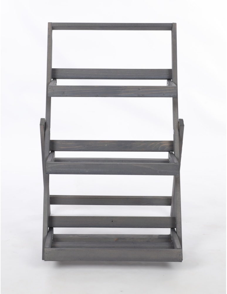 Kwietniki - Stojak do ekspozycji kwietnik drewniany etażerka regał na kwiaty 3PÓŁKI EKO - produkt b2b.wamar.biz 6