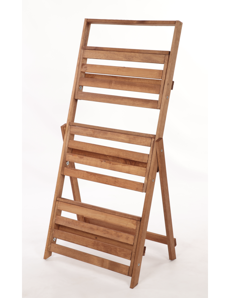 Kwietniki - Kwietnik drewniany drabinka stojak regał na rośliny ekspozycyjny 3PÓŁKI EKO - product b2b.wamar.biz 6