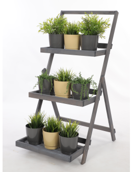 Kwietnik kaskadowy drabinka stojak regał na rośliny ekspozycyjny 3PÓŁKI EKO - product 2