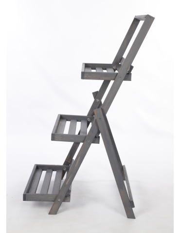 Kwietniki - Kwietnik kaskadowy drabinka stojak regał na rośliny ekspozycyjny 3PÓŁKI EKO - produkt 6