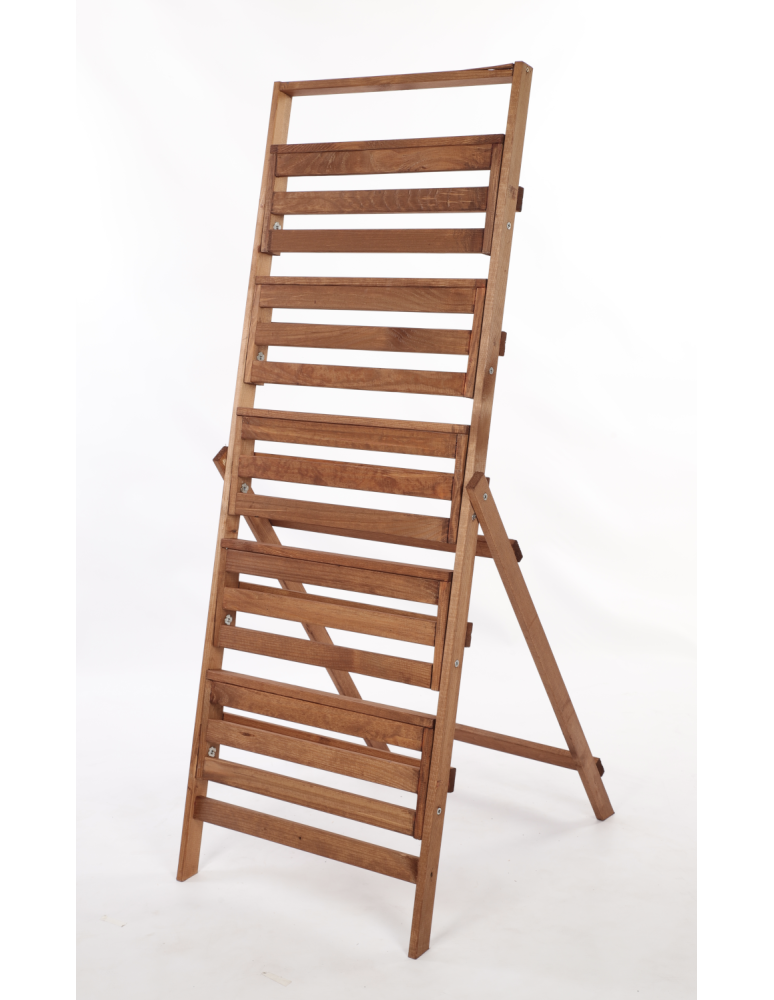 Kwietniki - Stojak na kwiaty drabinka składana drewniana regał etażerka 5p EKO DUŻY - product b2b.wamar.biz 5