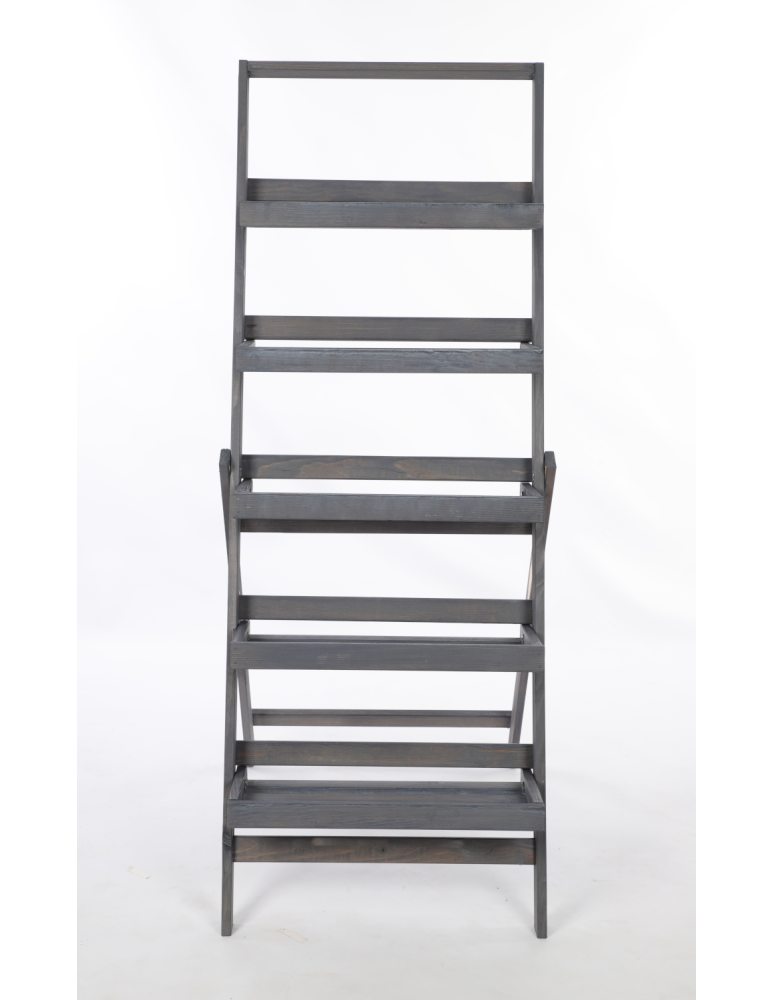 Kwietniki - Piętrowy kwietnik drewniany drabinka etażerka stojak regał 5p EKO DUŻY - product b2b.wamar.biz 6