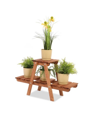 Kwietnik na doniczki drewniany stojący regał na kwiaty stojak na rośliny - product 2