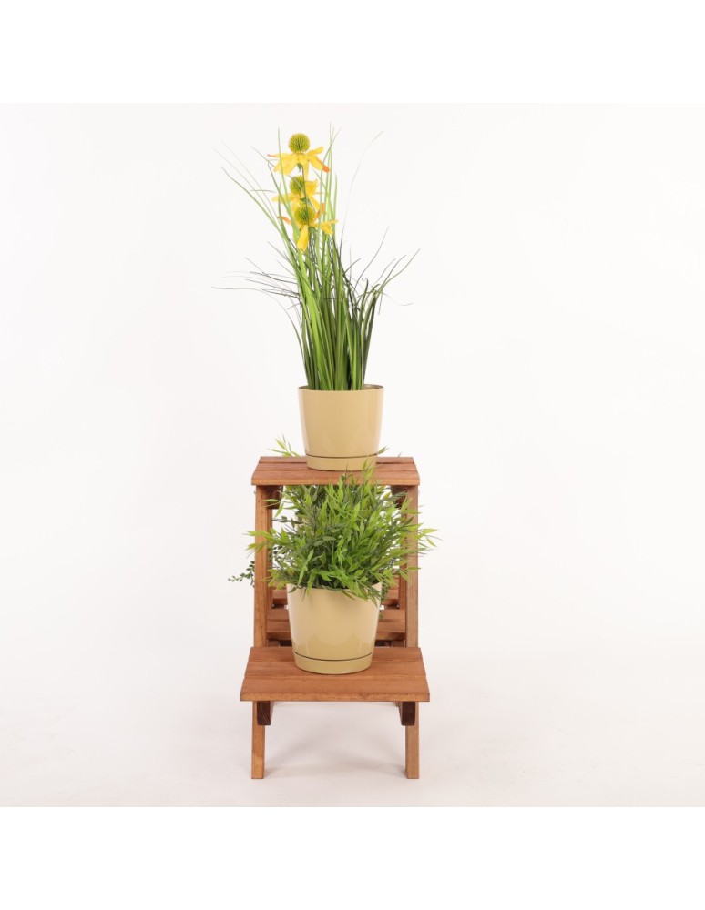 Kwietniki - Kwietnik na doniczki drewniany stojący regał na kwiaty stojak na rośliny - product b2b.wamar.biz 5