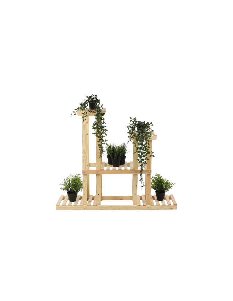 Kwietniki - Stojący kwietnik drewniany na kwiaty regał stojak wielopoziomowy SOLIDNY - product b2b.wamar.biz 2