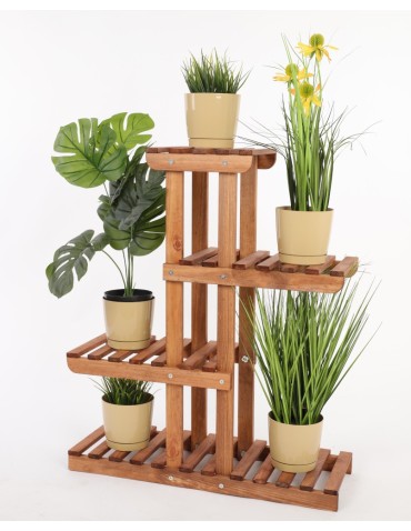 Regał na kwiaty drewniany kwietnik na doniczki stojak na rośliny DUŻY EKO - product 2