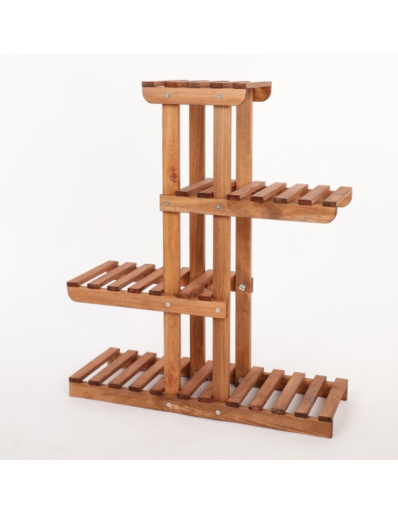 Kwietniki - Regał na kwiaty drewniany kwietnik na doniczki stojak na rośliny DUŻY EKO - product b2b.wamar.biz 3